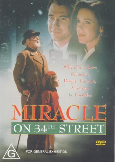Miracle on 34th Street on DVD image