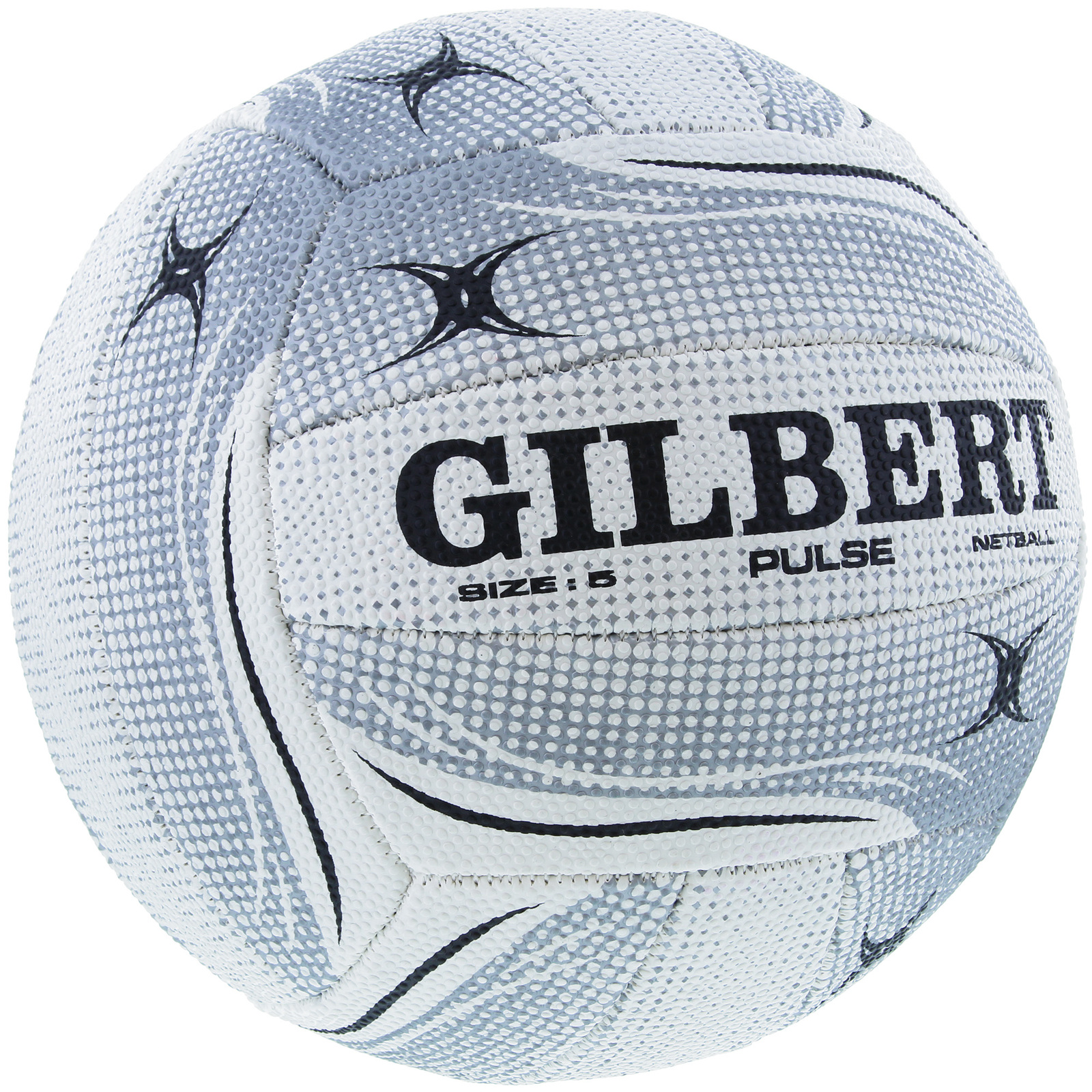 Gilbert Pulse Netball-White (Size 5)