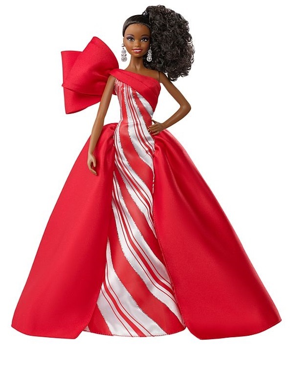 brunette holiday barbie