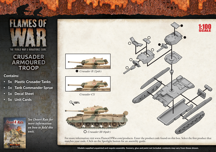 Flames of War: Crusader Armoured Troop image