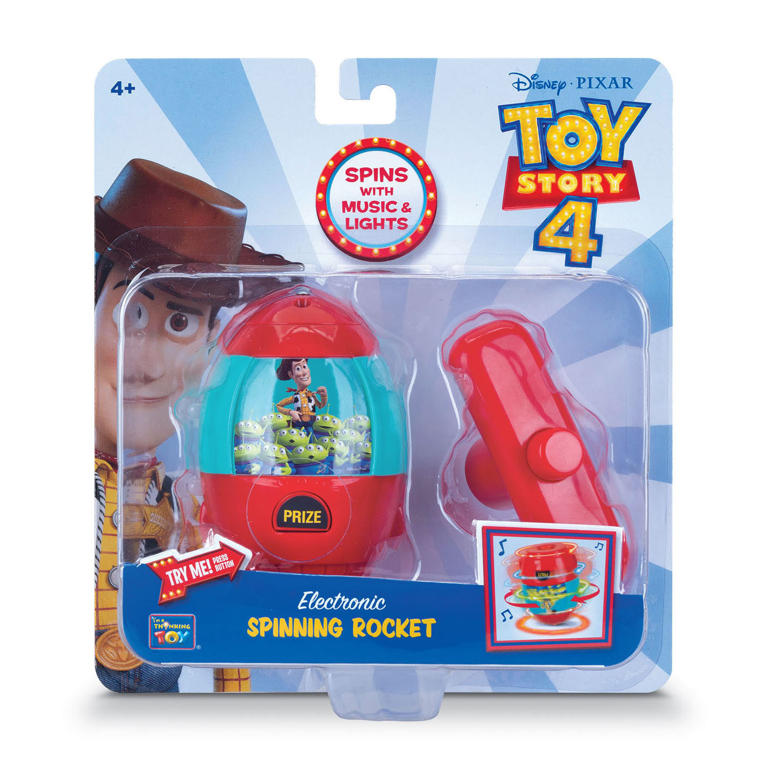 Toy Story 4: Lights & Sounds Spinner (Assorted Designs) image