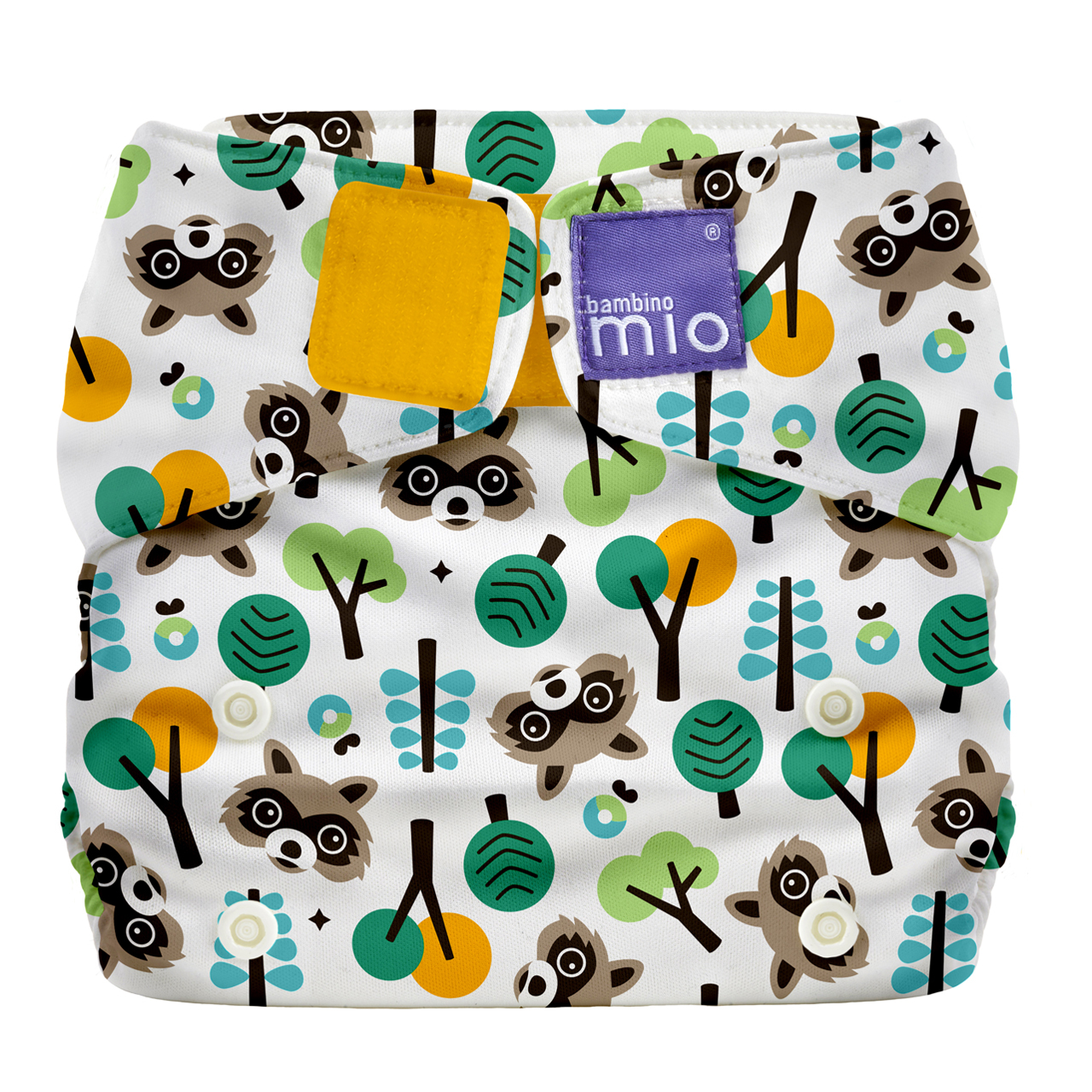 Bambino Mio: Miosolo All-in-One Nappy - Racoon Retreat image