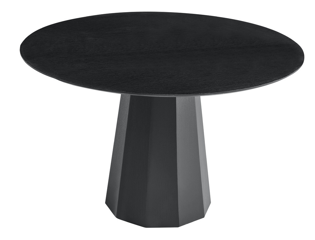 Buy Fraser Country 1.2M Round Wooden Dining Table Black Oak at Mighty