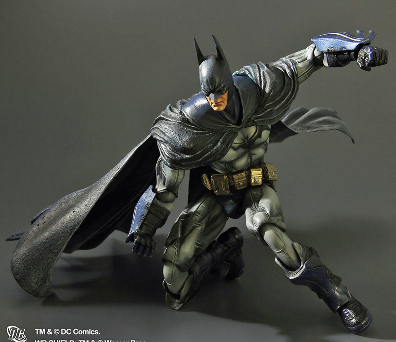 Batman Arkham Asylum Play Arts Action Figure - Batman image