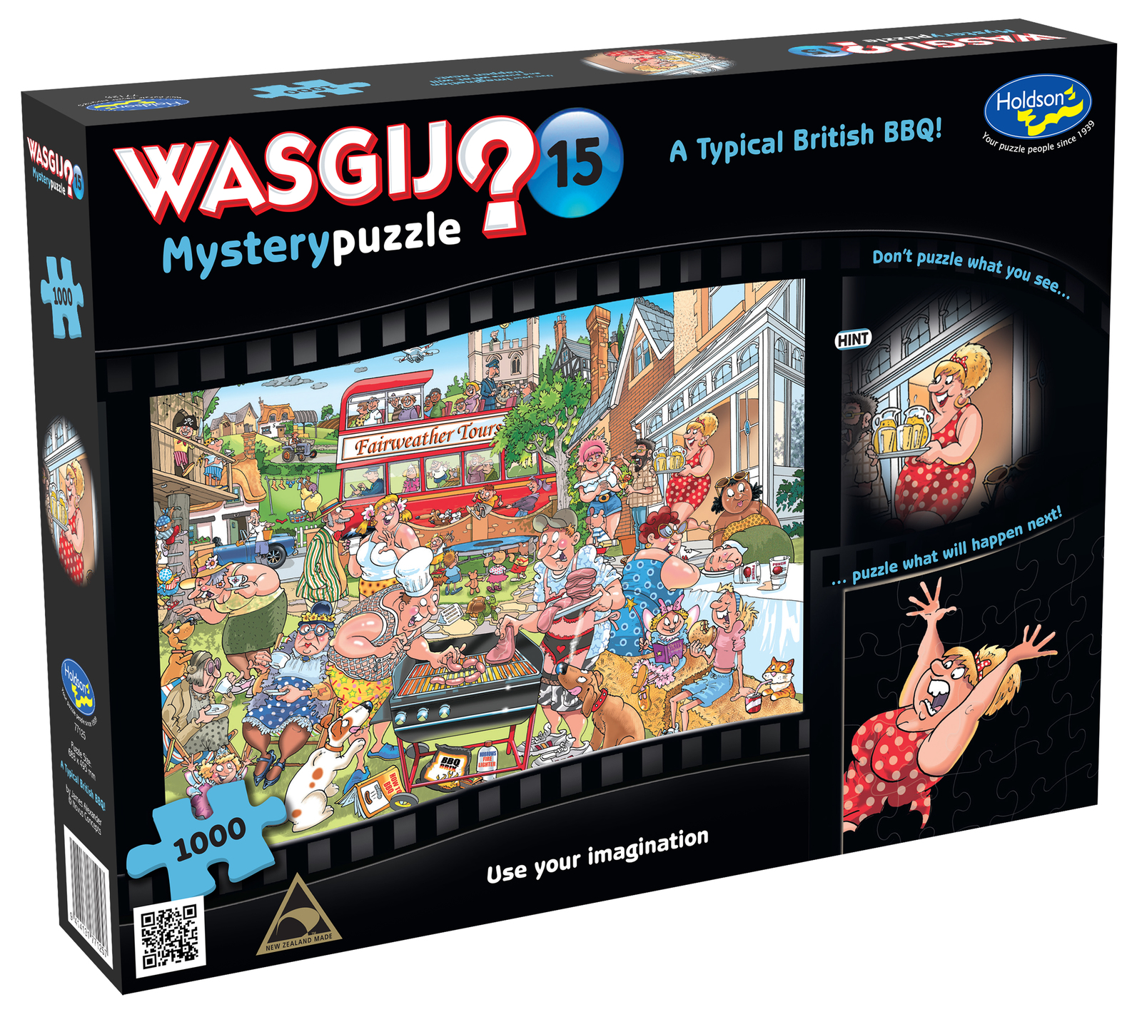 Wasgij: 1000 Piece Puzzle - Originals #15 (A Typical British BBQ!) image