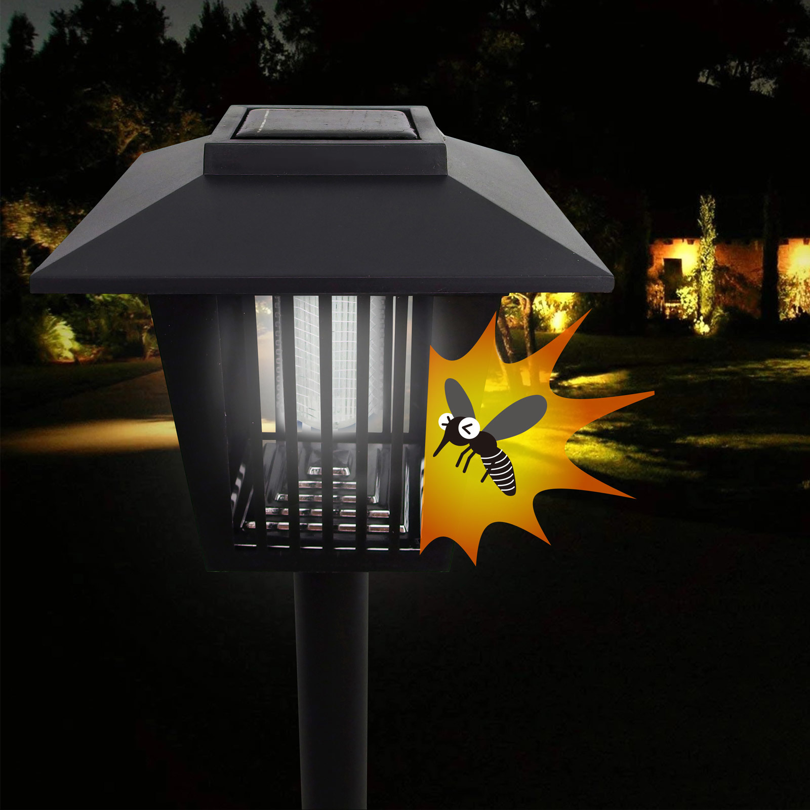 Premium 2in1 Solar Bug Zapper at Mighty Ape NZ
