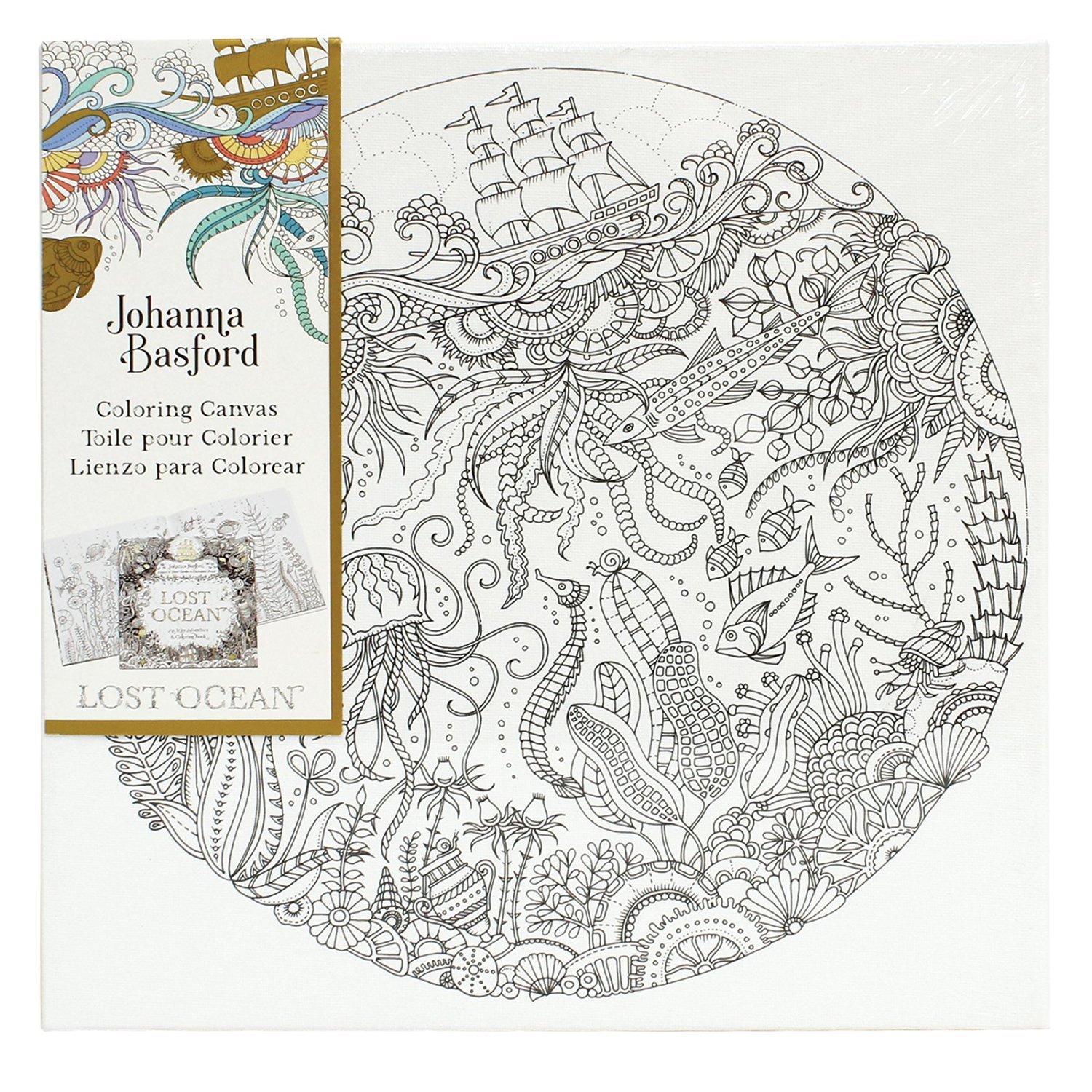 Buy Johanna Basford Canvas 12x12 Lost Ocean Undersea at Mighty Ape NZ