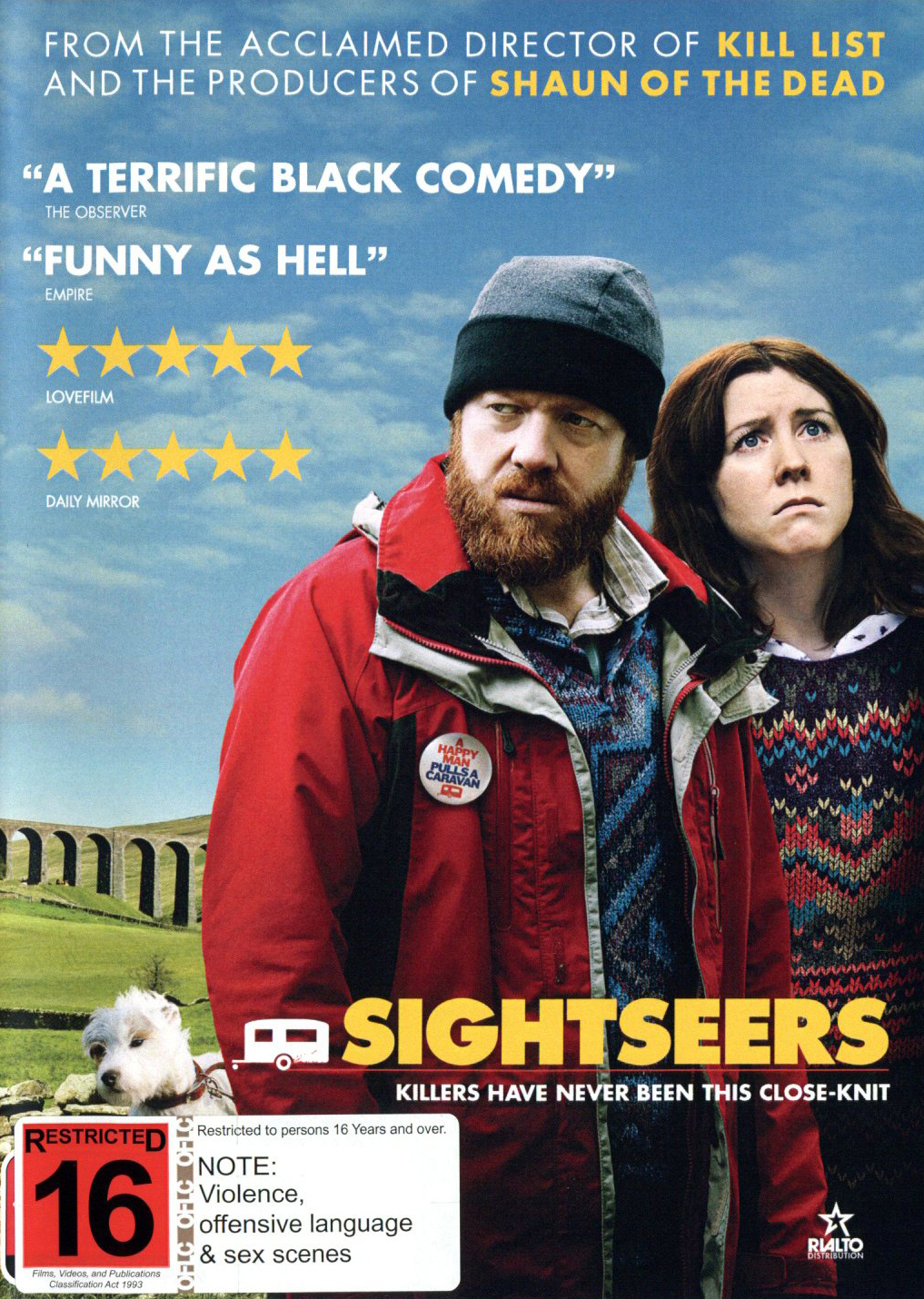 Sightseers on DVD image