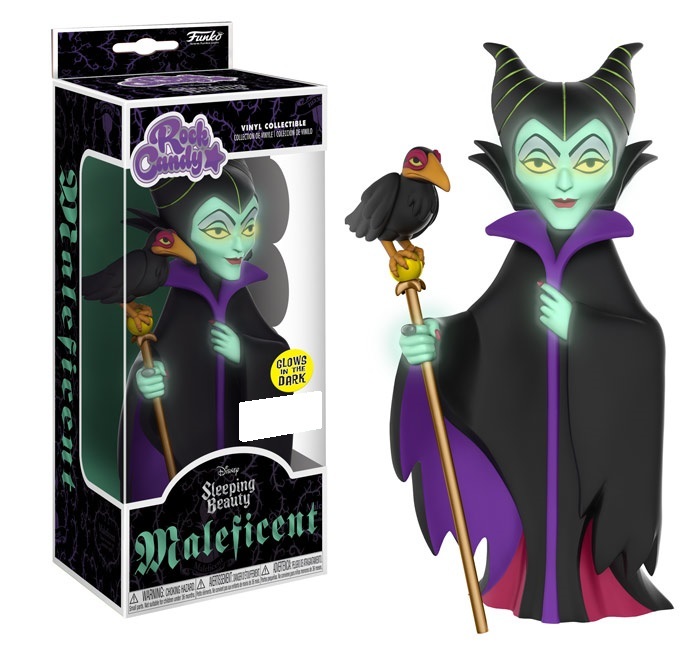 Sleeping Beauty - Maleficent (Glow) Rock Candy Vinyl Figure image