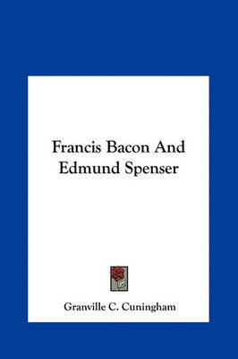 Francis Bacon and Edmund Spenser by Granville C. Cuningham image