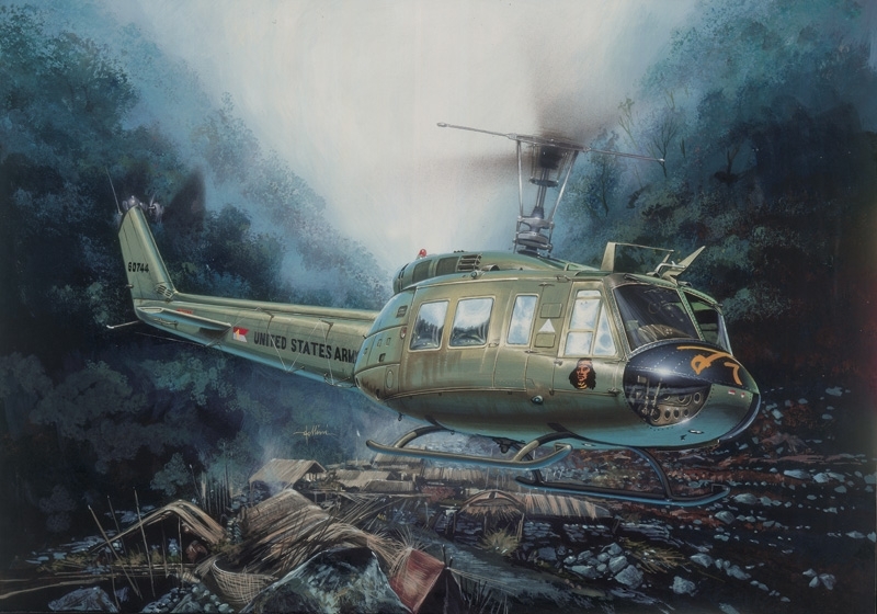 Italeri: 1:48 RNZAF UH-1D Iroquois - Model Kit image
