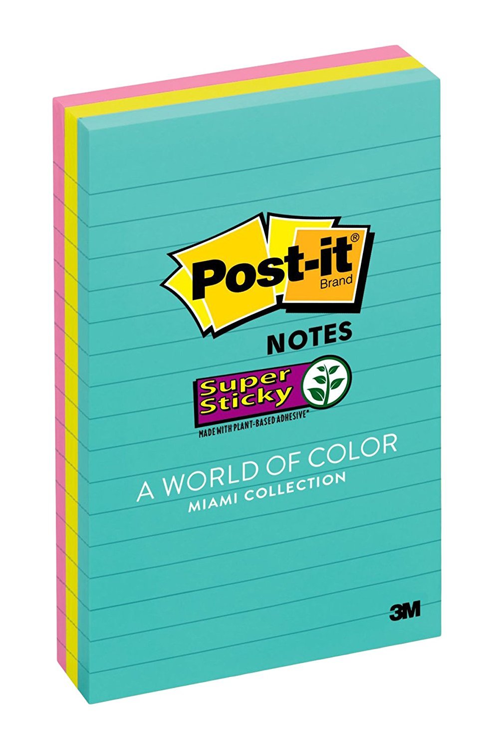 Post-it: Super Sticky Notes - Miami Collection (3 Pack) image