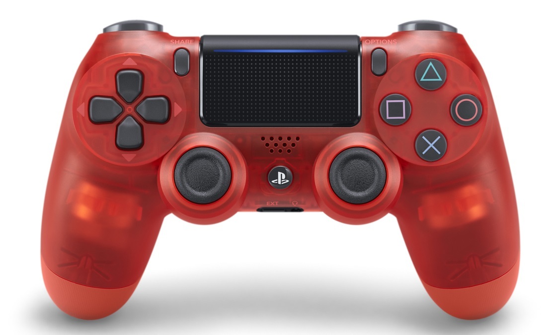 PlayStation 4 Dual Shock 4 v2 Wireless Controller - Red Crystal for PS4 image