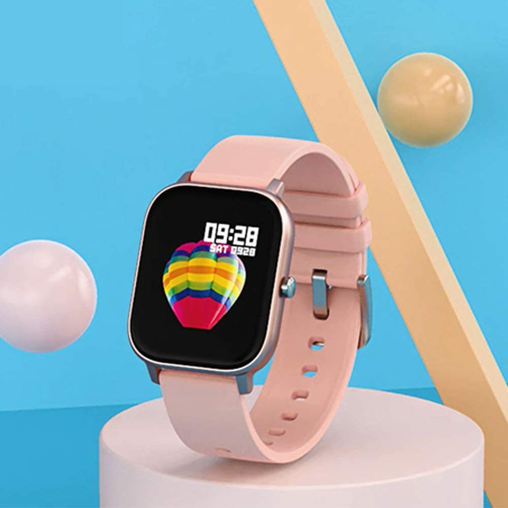 Smart Watch Fitness Tracker with Heart Rate Monitor - Pink image
