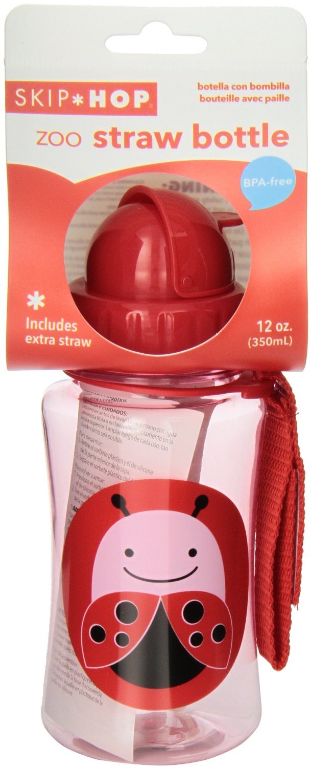 Skip Hop: Zoo Straw Bottle - Ladybug image