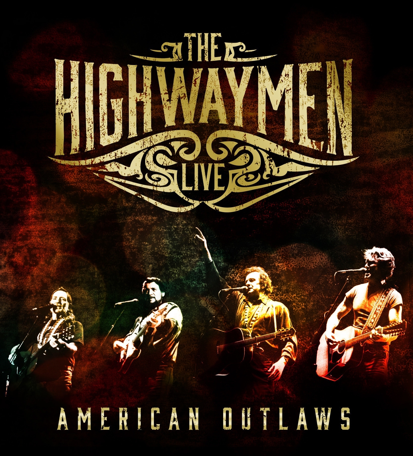 Live: American Outlaws (3CD/BluRay) on CD by The Highwaymen (Country)