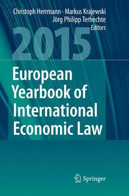 European Yearbook of International Economic Law 2015 image