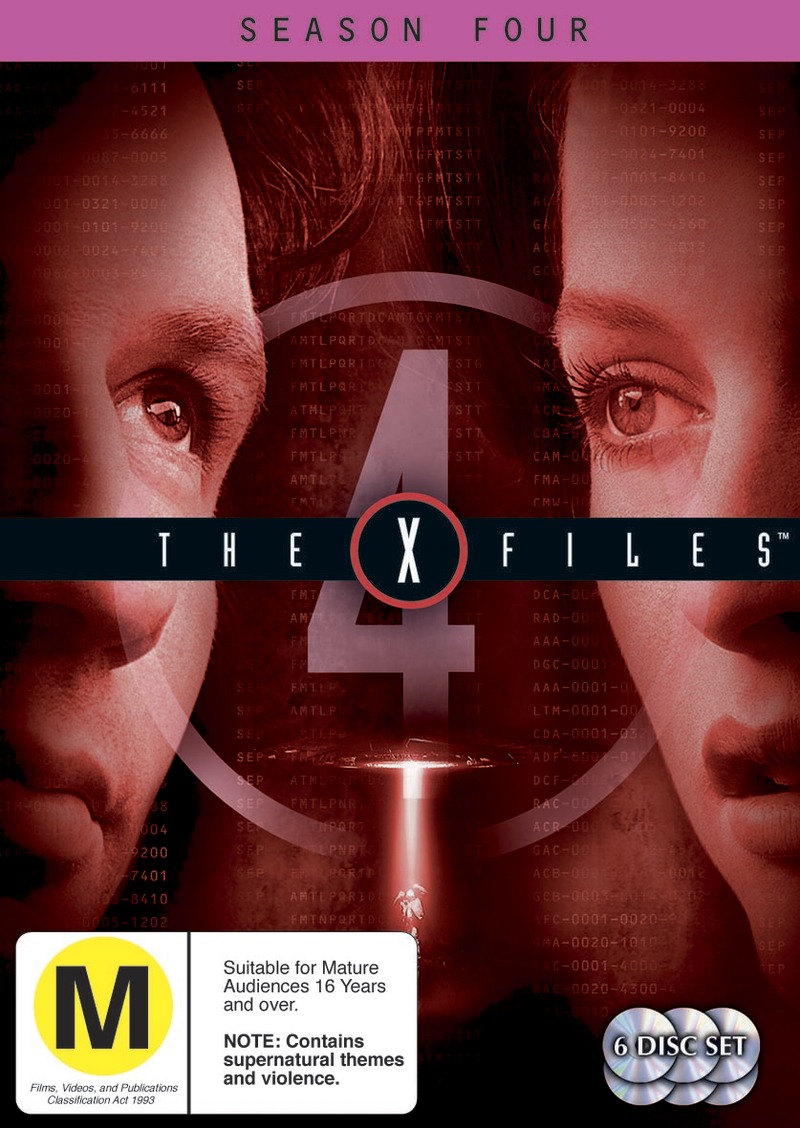 The X-Files - Season 4 (6 Disc Set) on DVD image