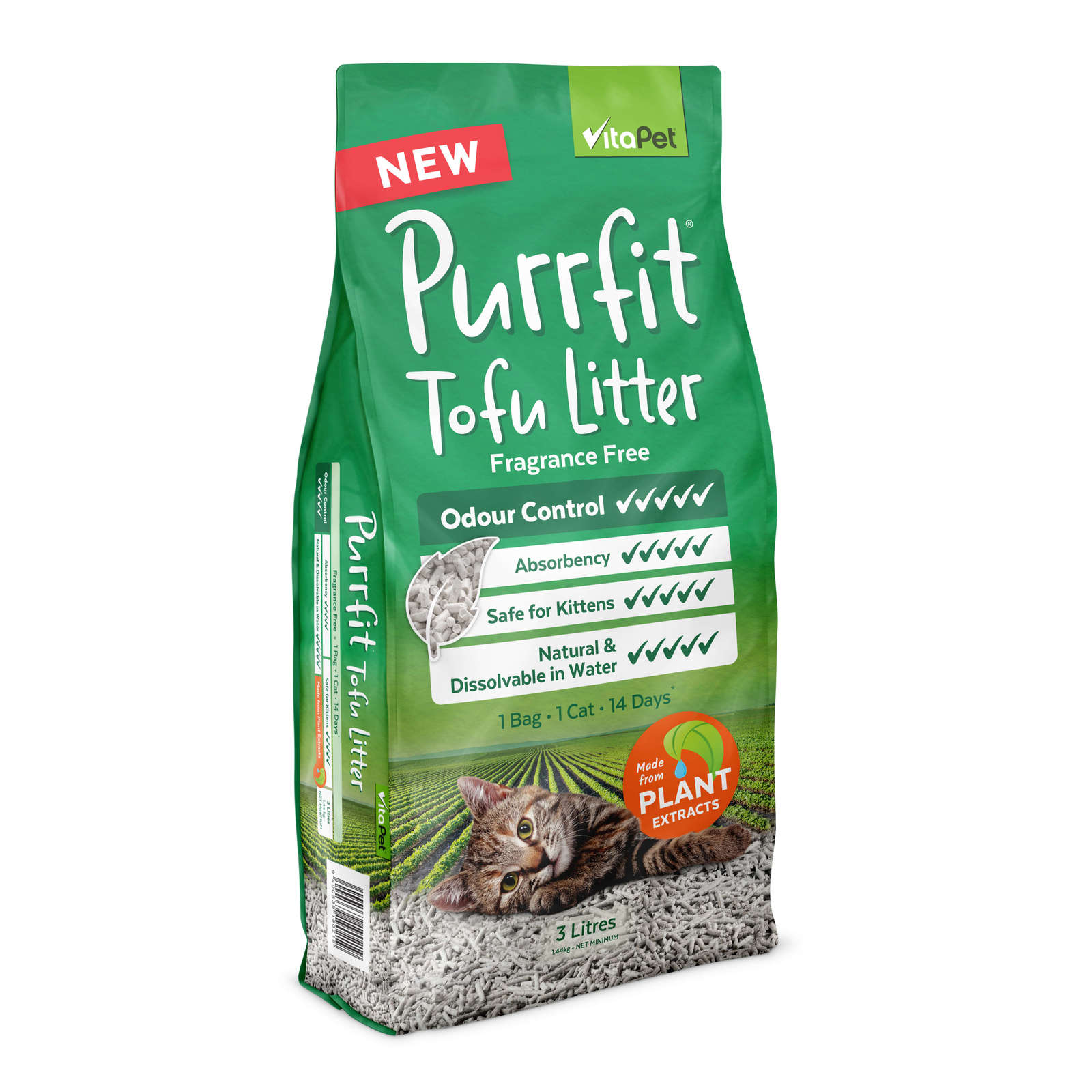 Vitapet: Natural Tofu Litter (3L) image