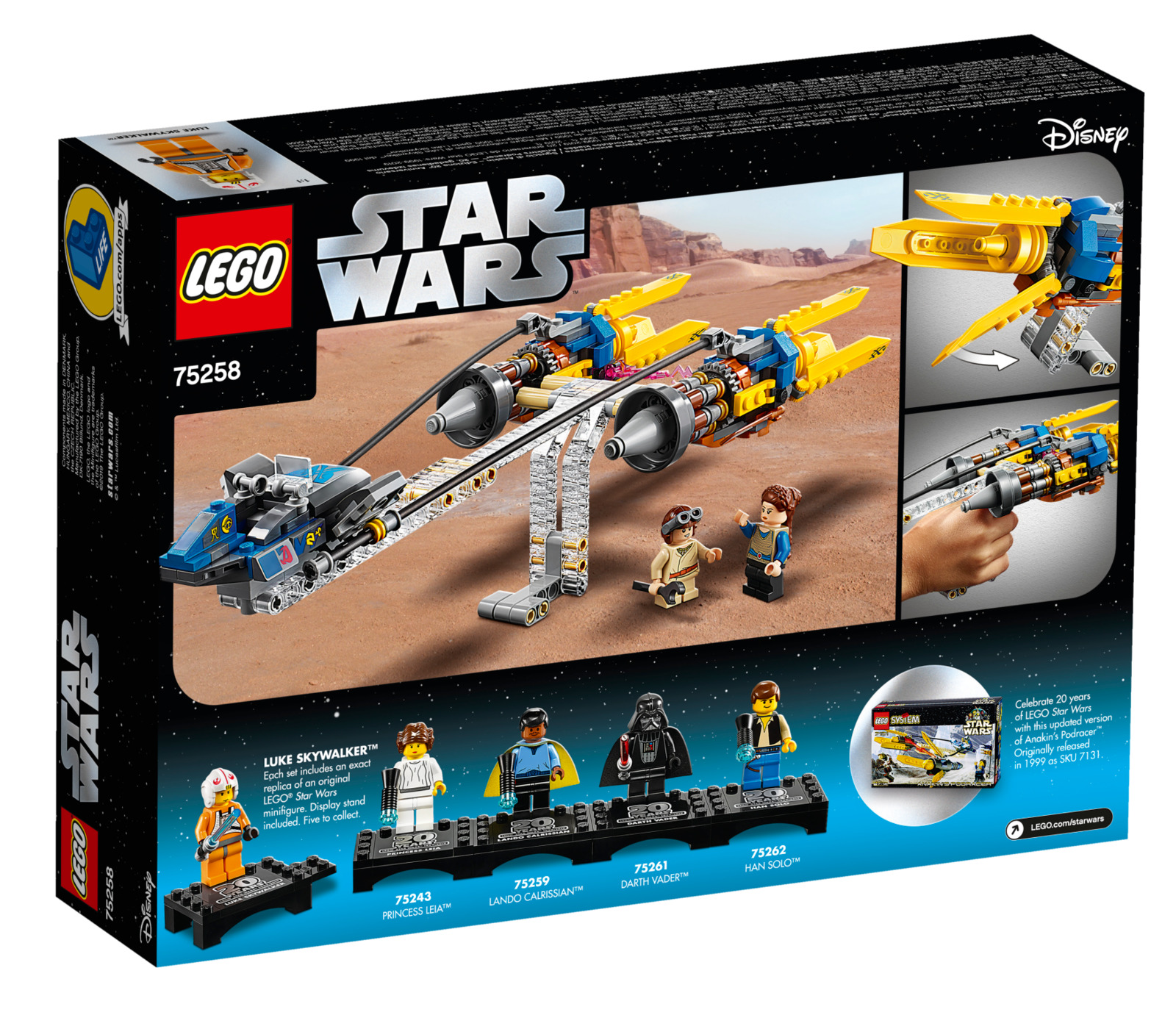 LEGO Star Wars: 20th Anniversary Edition - Anakin's Podracer (75258) image