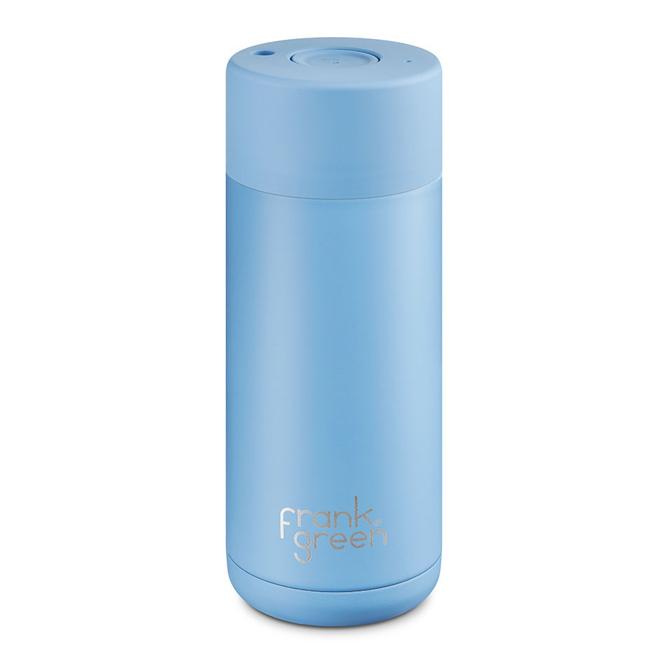 Frank Green: Stainless Steel Reusable Smart Cup - Little Boy Blue (16oz/473ml)