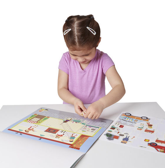 Reusable Sticker Pad My Town - Melissa & Doug