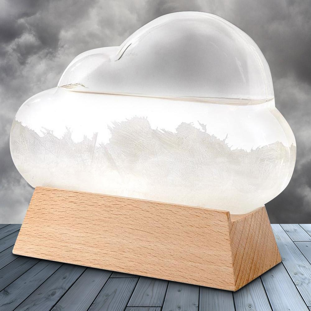 Cloud Storm Glass Weather Forecast Station image