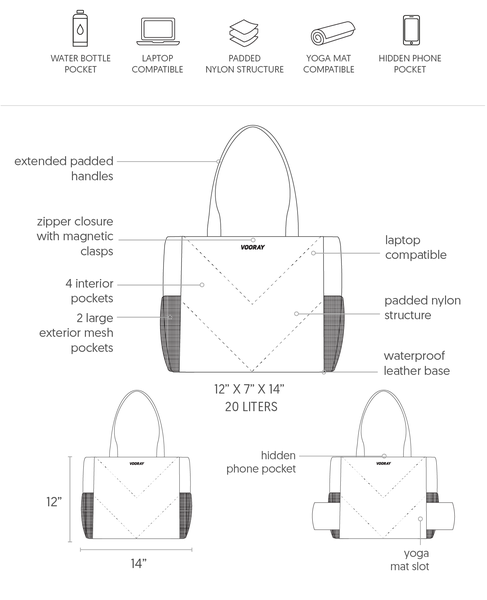 Vooray: Aria Tote - Jet Black image