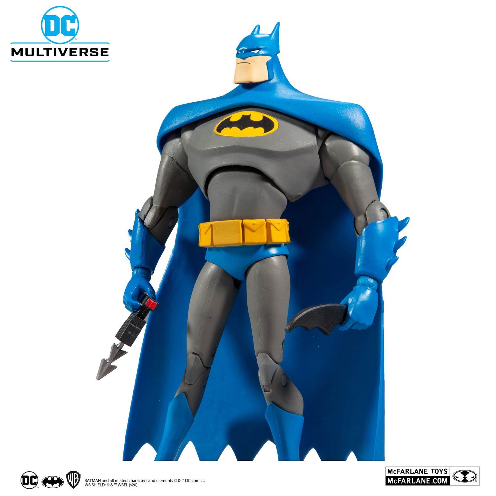 Animated Batman (Grey/Blue) 7" Action Figure at Mighty Ape NZ