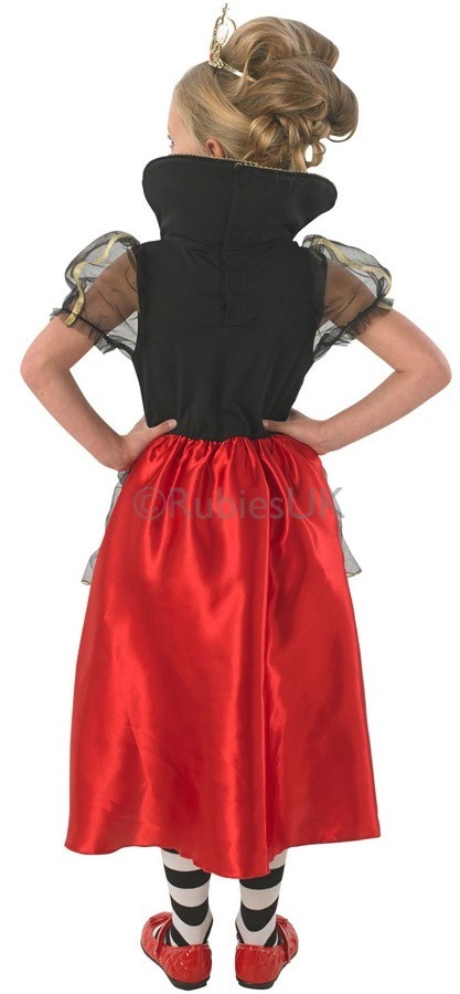 Disney: Queen of Hearts Girls Costume - (Small) image