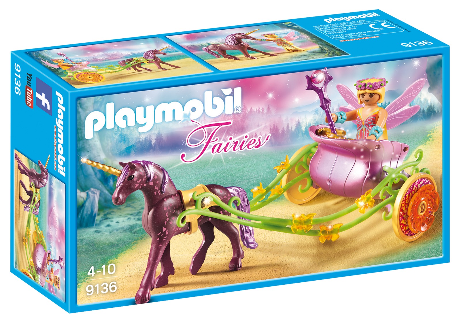 Playmobil: Fairies - Unicorn Drawn Carriage (9136) image
