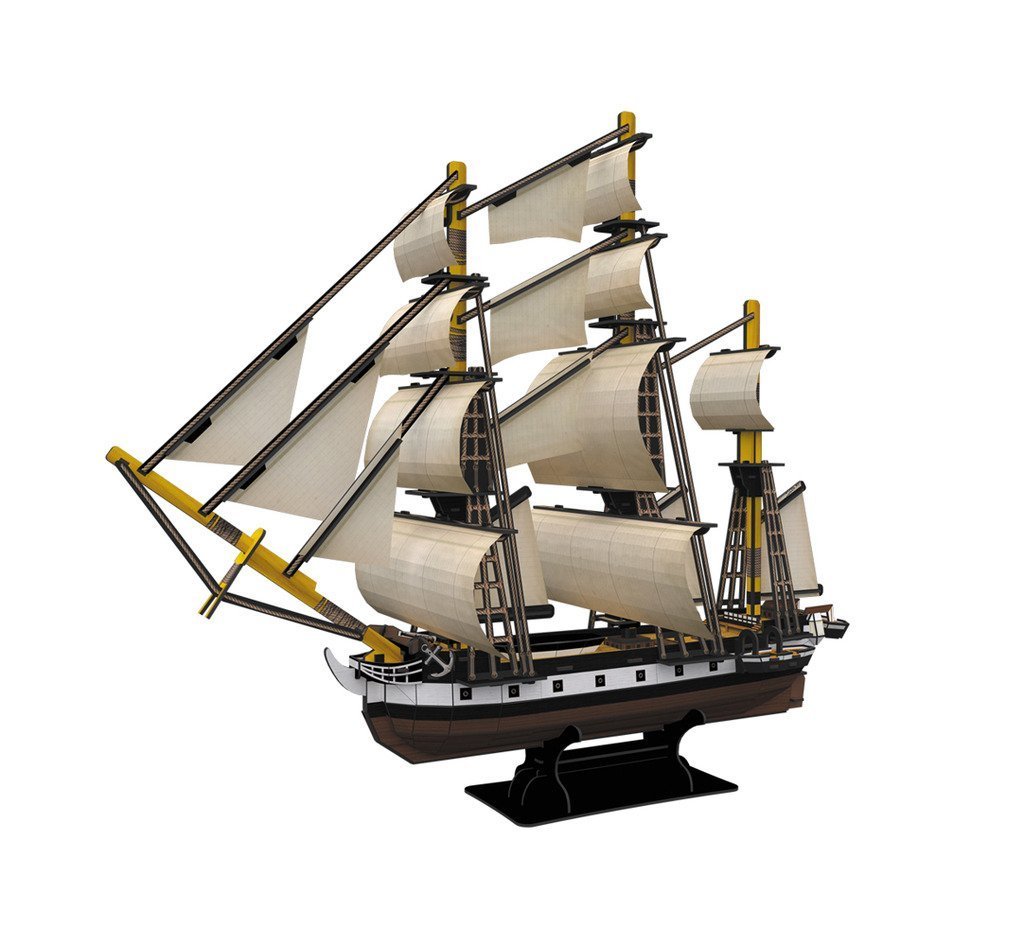 CubicFun: HMS Beagle Puzzle - 168 Piece 3D Puzzle