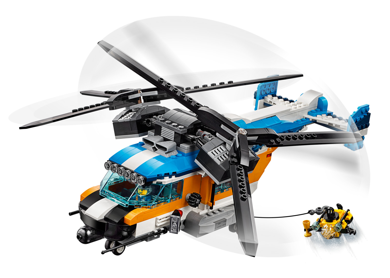 Buy LEGO Creator TwinRotor Helicopter (31096) at Mighty Ape Australia