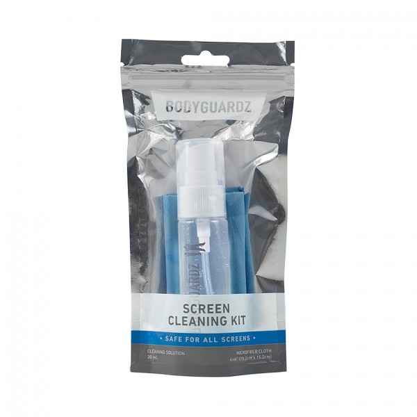 BodyGuardz Screen Clean Kit 15 mL Bottle + Cleaning Cloth image