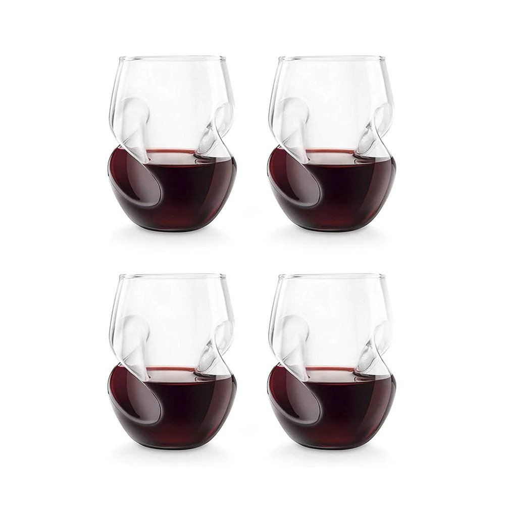 Final Touch Conundrum Red Wine Glass Set at Mighty Ape NZ