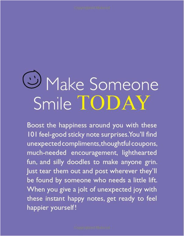 Instant Happy Notes: 101 Sticky Note Surprises to Make Anyone Smile image