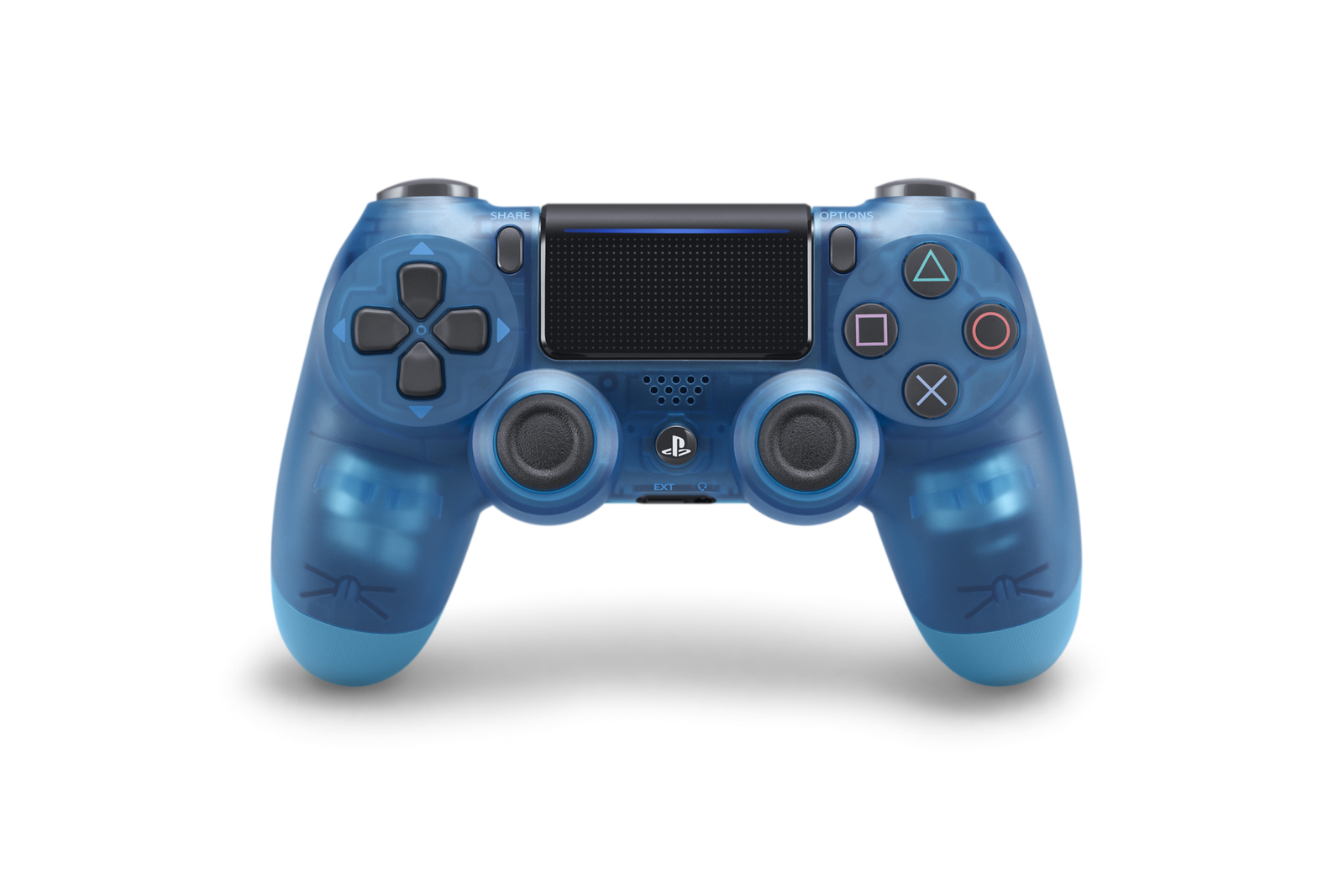 PlayStation 4 Dual Shock 4 v2 Wireless Controller - Blue Crystal on PS4