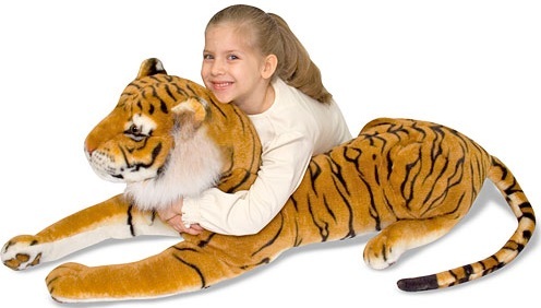 Melissa & Doug: Tiger Giant Stuffed Animal Plush image