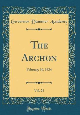 The Archon, Vol. 21 by Governor Dummer Academy image