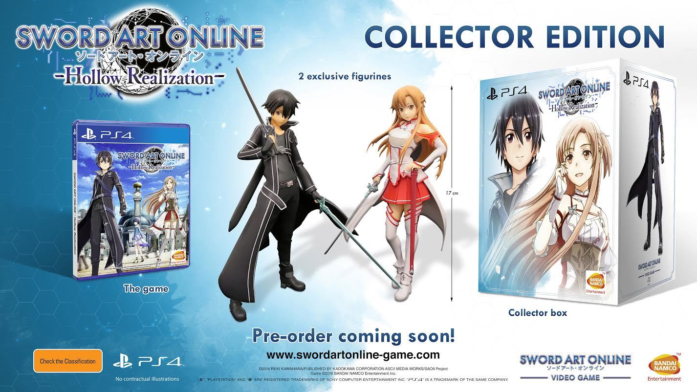 Sword Art Online Hollow Realization Collector S Edition Ps4 Pre Order Now At Mighty Ape Australia