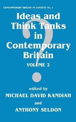 Ideas and Think Tanks in Contemporary Britain image
