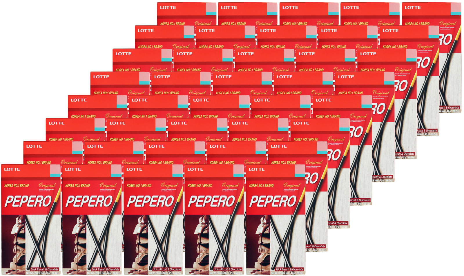 Lotte Pepero Original Bulk Pack (40 x 47g) | at Mighty Ape NZ