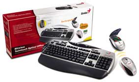 GENIUS WIRELESS TWIN TOUCH+ RECHARGEABLE KEYBOARD