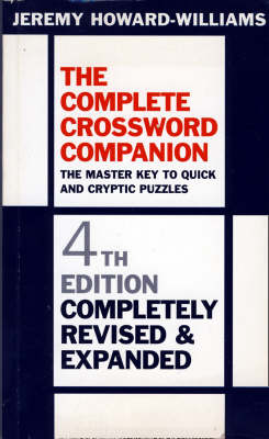 The Complete Crossword Companion by Jeremy Howard-Williams image