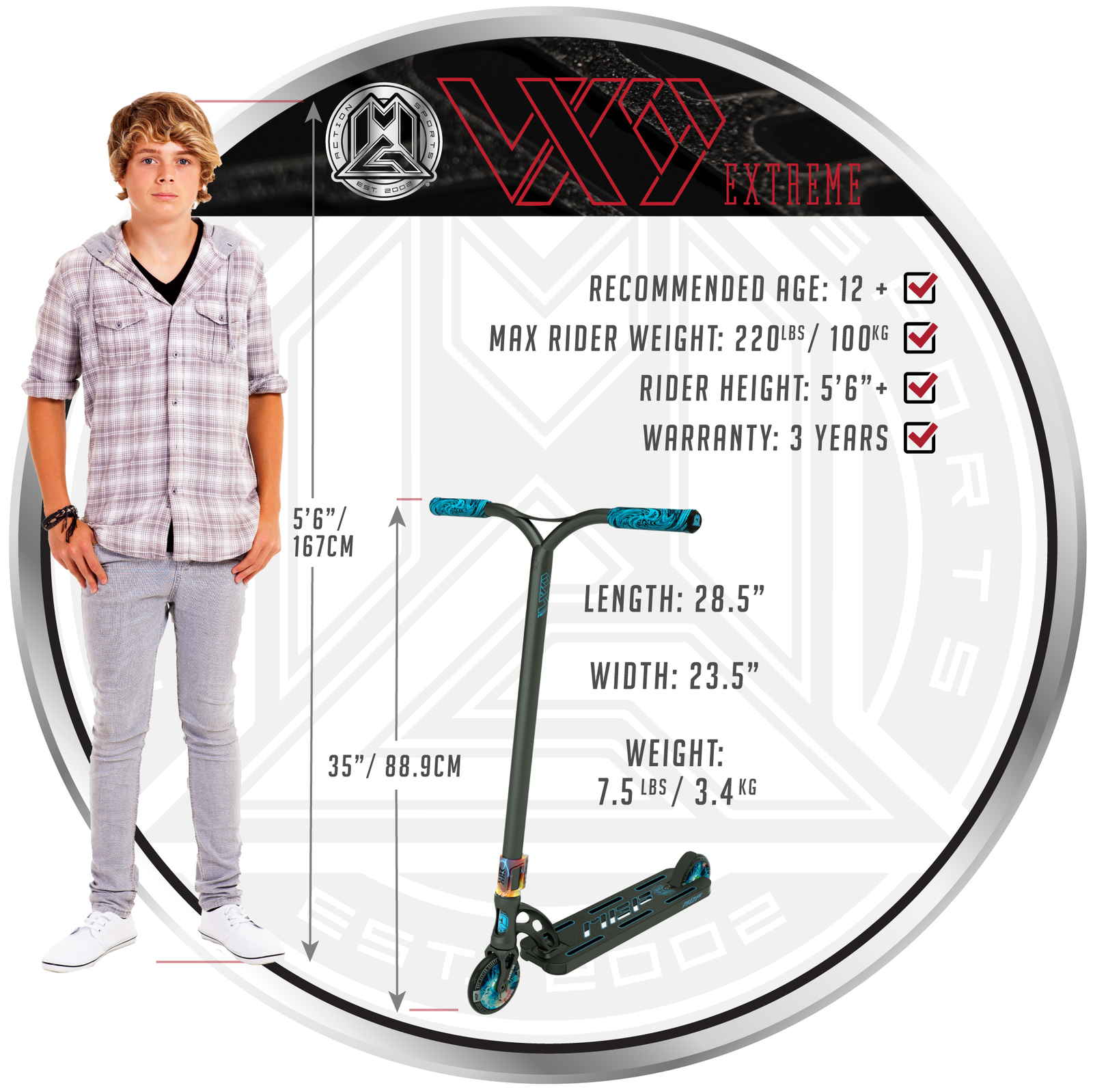 MADD Gear: VX9 Extreme Scooter - Proton image