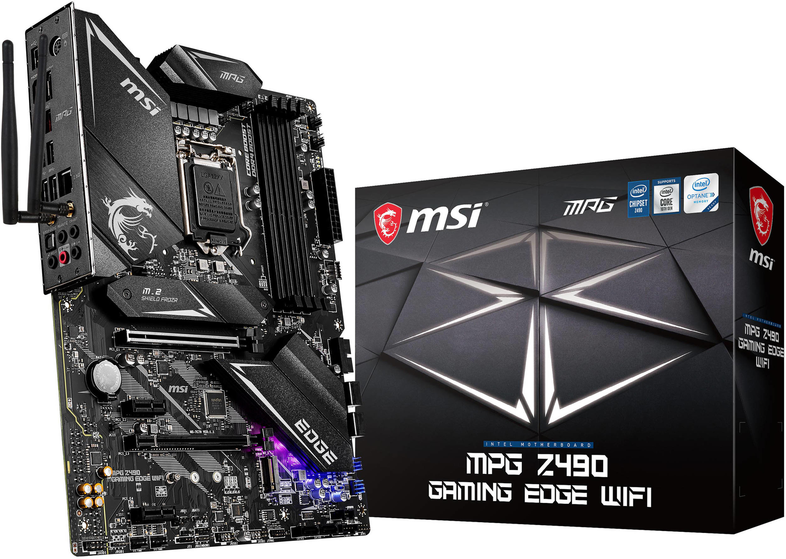 MSI MPG Z490 Gaming Carbon WiFi ATX Motherboard at Mighty Ape NZ