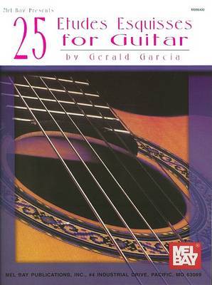 25 Etudes Esquisses for Guitar by Gerald Garcia image