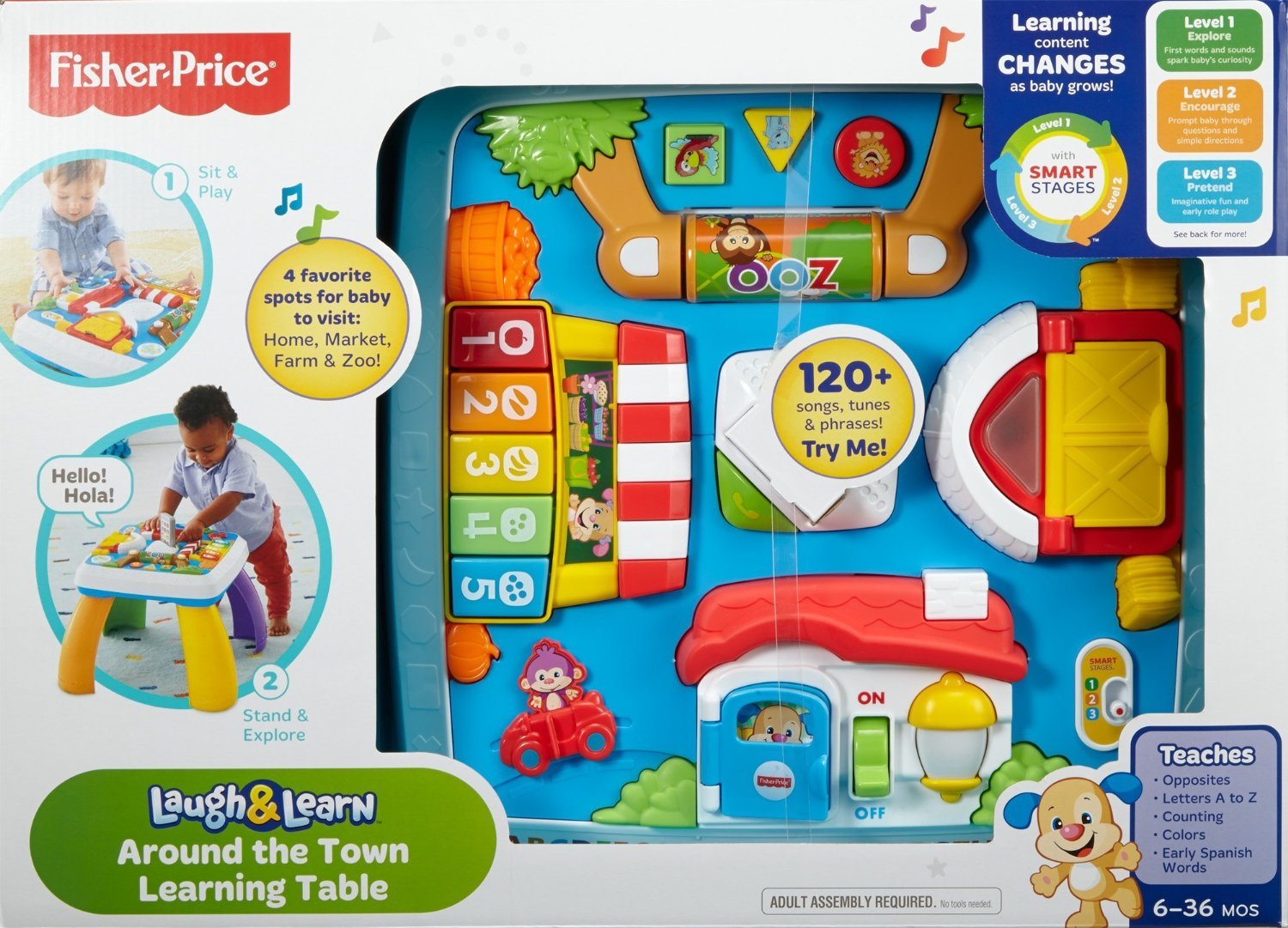 fisher price smart stages table