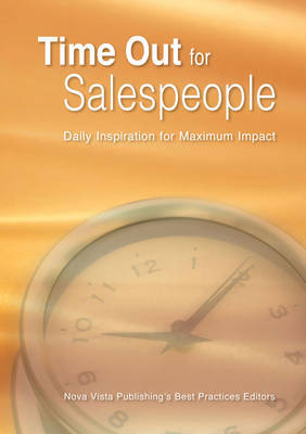 Time out for Salespeople by Nova Vista Publishing's Best Practice Editors image