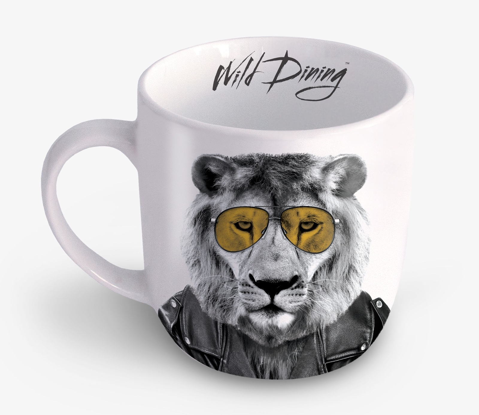 Wild Dining: Ceramic Mug - Lion image